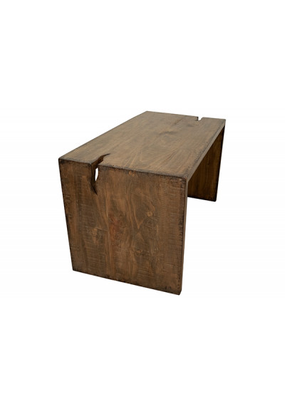 Reclaimed Pine Driftwood Look Medium Finish Desk or Dining Table